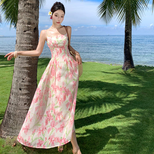 海边度假大花瓣连衣裙Cliffon Floral Dress