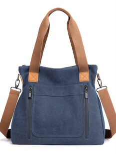 Shoulder bag, shopping bag, handheld capacious chain with zipper, one-shoulder bag for traveling
