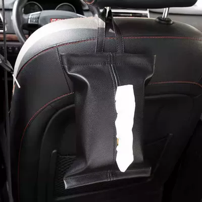 Car tissue box/set Car Armrest Box, Tissue - black