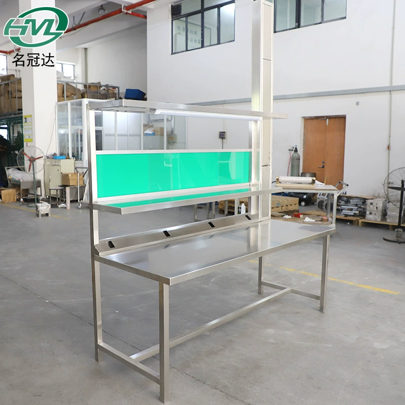 Производитель оптом многослойный рабочий стол из нержавеющей стали для чистых помещений, упаковочный стол для безпылевой мастерской, упаковочный стол для чистых помещений