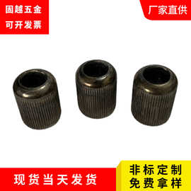 碳钢直纹m16 *24mm高圆形螺母表面未经处理可制作多种原材料选择