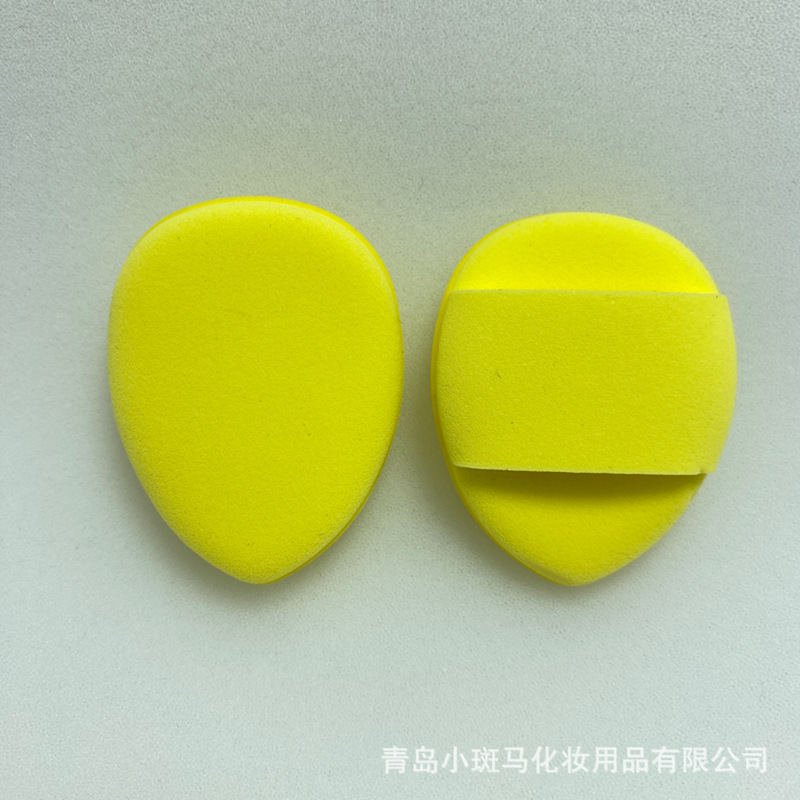 指先パフミニクッションパフ乾湿両用小水滴カバートランペット指マントーbbパフ|undefined