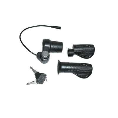 Twist Throttle Electric Bicycle Accelerator 5-core Waterproof Female Connector with Lock Half Twist Handle (Other Electric Vehicle Accessories) - turn-the-handle