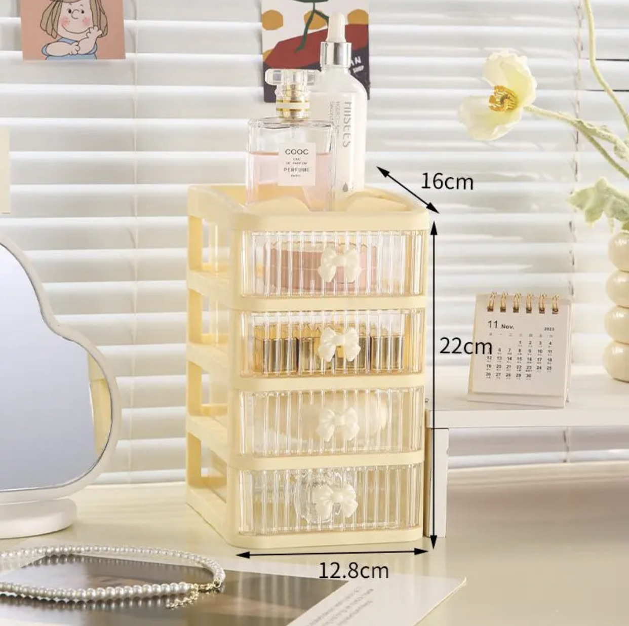 4단 서랍 모델 [노란색]