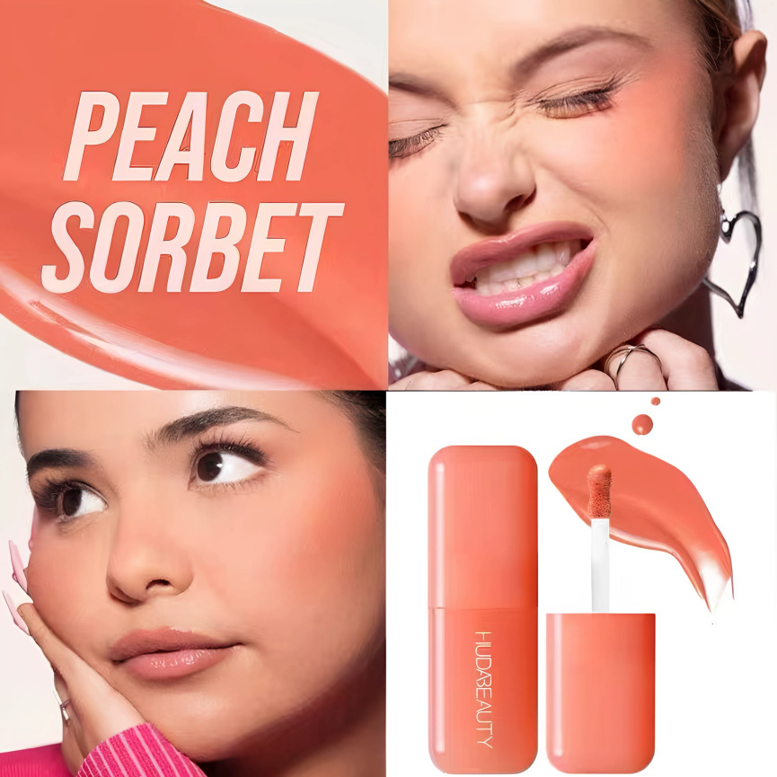 Huda-Beaut Huda esmalte labial blush líquido blush filtro blush blush líquido blush