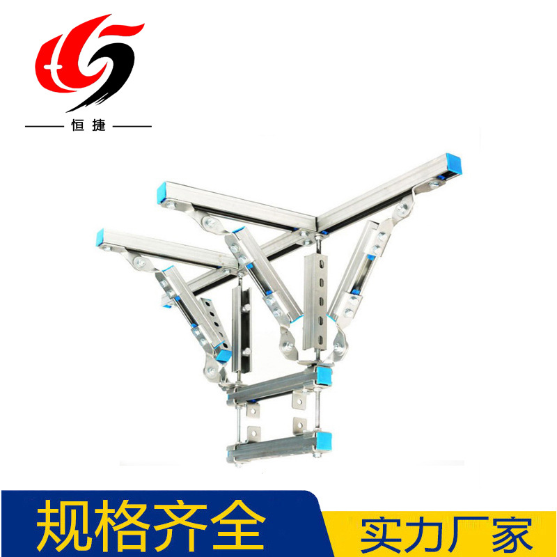 抗震支架综合管廊支吊架消防通风成品支架风管侧纵向桥架管道厂家