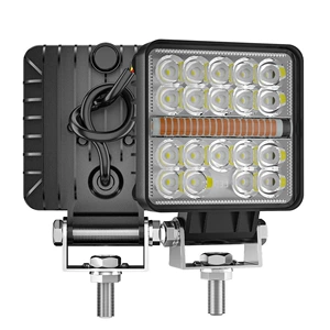 Yeni Avtomobil LED İşığın 4 Düym 37MM Ağ Sarı İki Rəngli DRL Gündüz İşığı