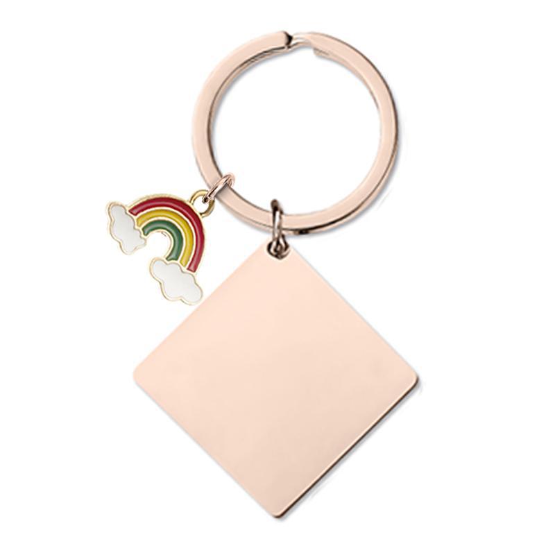 40g Weight Bag Pendant, Keychain Classification 1 Piece Quantity Casual, Daily Occasion Metal Material Rainbow, Jellyfish, Customization Laser Engraving Pattern Unisex Gender Vintage Style, Classic Style Style Vintage Style Classic Style Rainbow Jellyfish Customization Laser Engraving Metal Unisex Bag Pendant Keychain 13