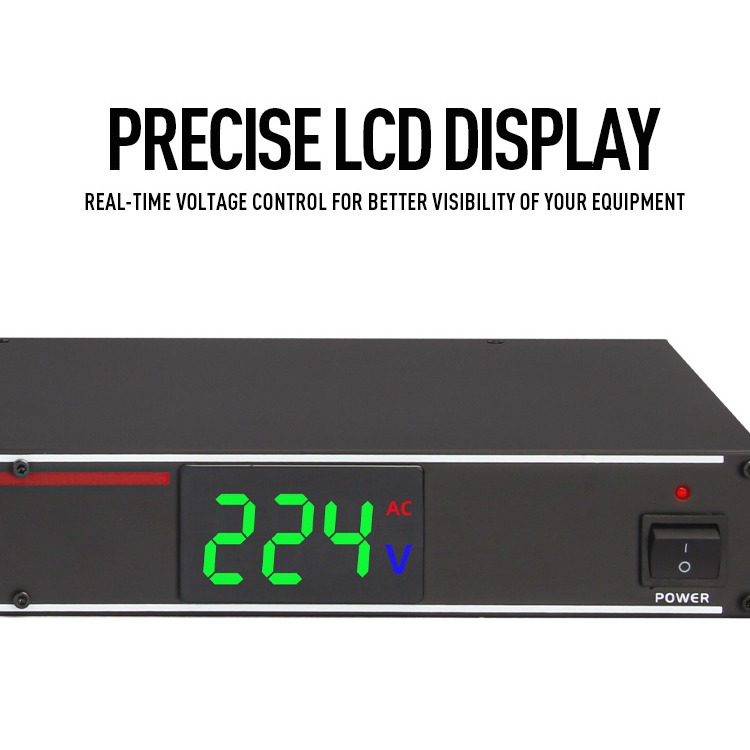 8-Channel Professional Sequencer Stage Controller Forward And Reverse Switch Power Filter Protection Manager_voghion.com