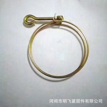 双钢丝喉箍  供应手柄铁镀锌  水管抱箍气管卡