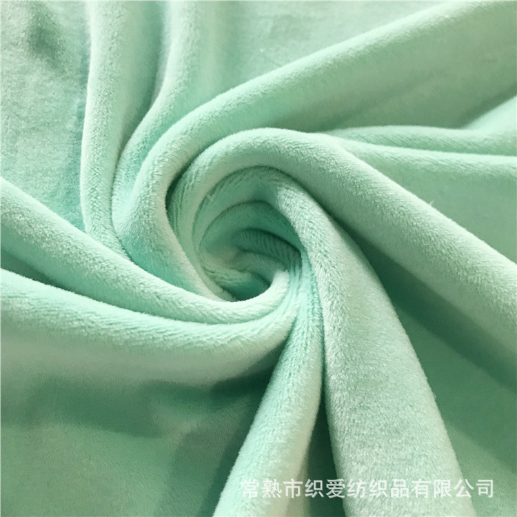 厂家供销 全涤经编剪毛布 活毛超柔  染色短毛绒 玩具家纺