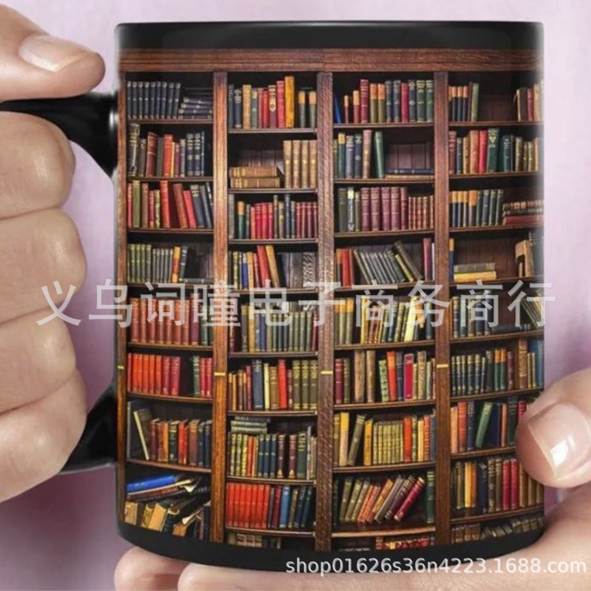 Gran capacidad de diseño del espacio creativo multiusos Taza de cerámica 3D Estantería Taza taza de agua