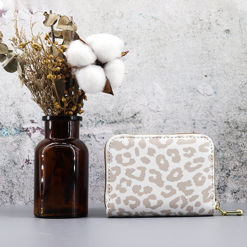 新款復古卡包歐美氣質短款零錢包大容量多卡位多功能卡夾分銷