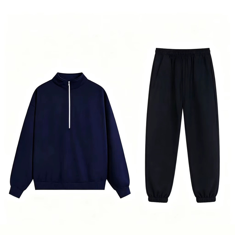 A Brand's Cross-Border Hot-Selling Autumn and Winter American-Style Sports Fashion Sweatshirt, Loose Fit for Men and Women, Autumn and Winter Fleece Sweatshirt