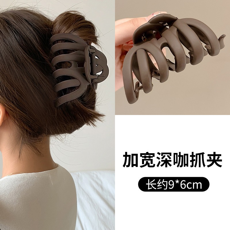 Otoño e invierno, cabello grande, agarre femenino, clips de tiburón de alta calidad, clips de cabello de piel de amor, pinzas de felpa cálidas, al por mayor