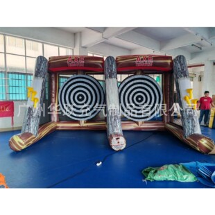 Inflatable Ax Throwing Game Target Outdoor Venue Entertainment Facilities Children and Adults Team Building Shooting Competition Target