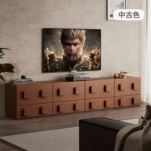 Solid Wood Tv Cabinet Living Room Home Carmen Cabinet Removable Tv Cabinet Room Free Combination Lattice Cabinet Antique Style