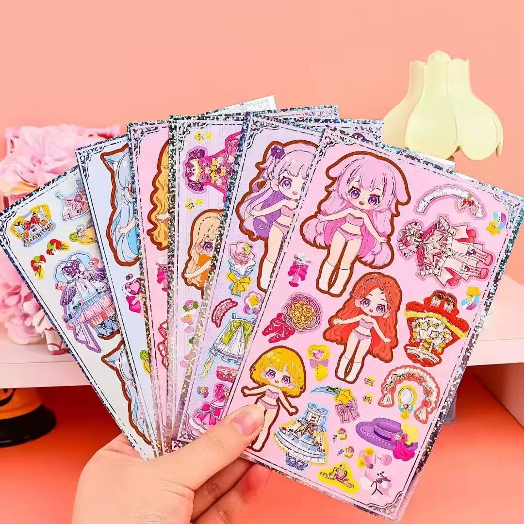 15 pegatinas de dibujos animados para niñas y juguetes para niños pegatinas de dibujos animados adorables pegatinas