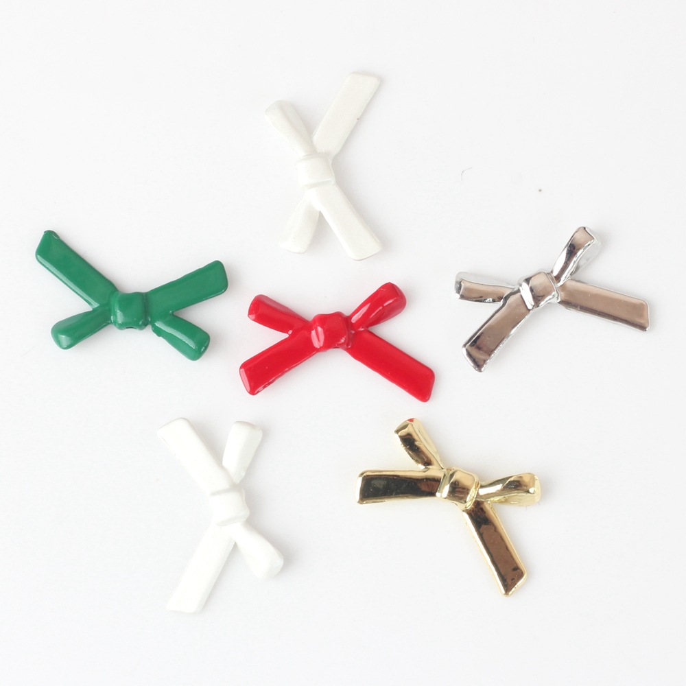 10 PCS/Package Alloy Bow Knot Beads display picture 7