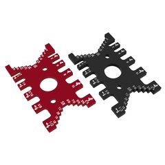 Aluminum alloy caliper, woodworking tenon gauge, height gauge, table saw milling table reverse installation modification DIY