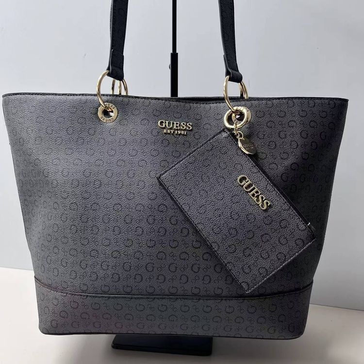 (Con caja) moda impresa bolso de mano casual bolsa de compras bolso de hombro bolso