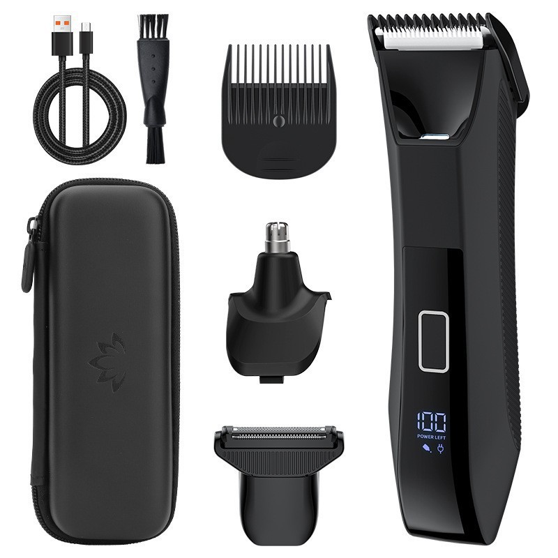 Ventas transfronterizas calientes 2 en 1 cortador de pelo eléctrico impermeable cuerpo entero afeitar cuchillo de afeitar hombre y mujer intimidad image 6