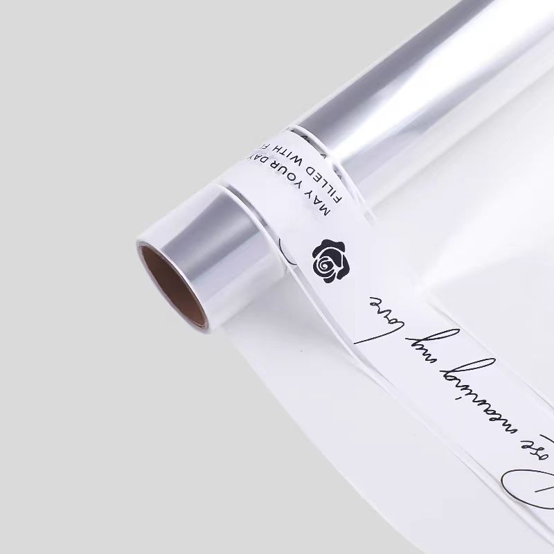 Li Zhi Ran en línea romántico inglésopp impermeable simple papel de vidrio paquete de flores paquete de papel de flores