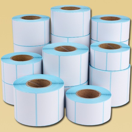 粤双叶防油50mm*30mm*700p热敏不干胶条码纸（100卷/箱）