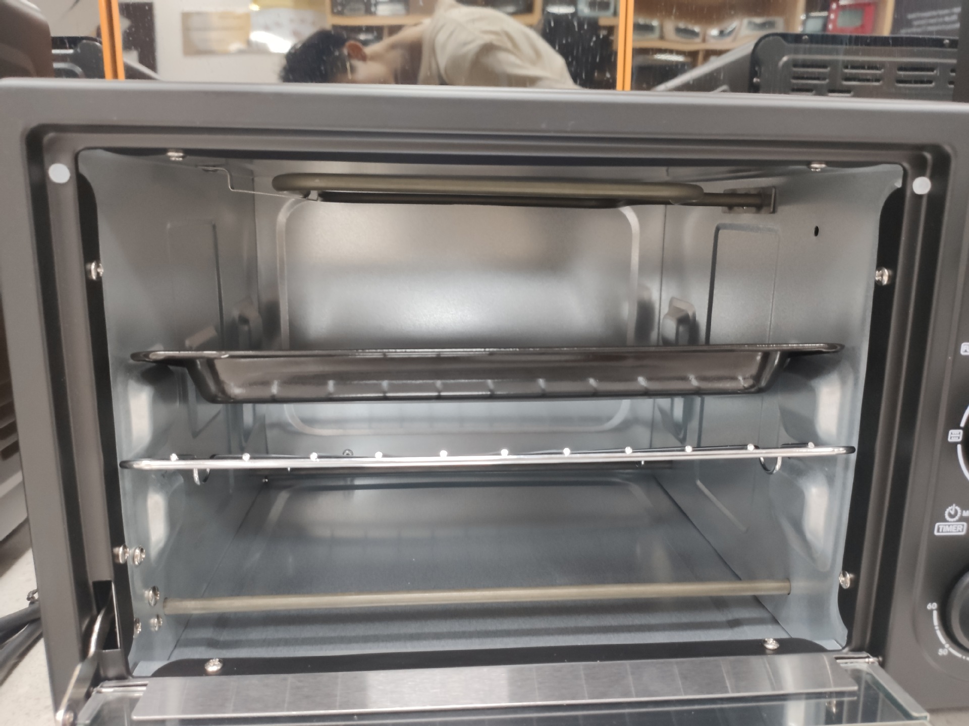 16L puerta de vidrio única hogar horno de comercio exterior horno de convección visual multifuncional fábrica a granel personalizado KS16
