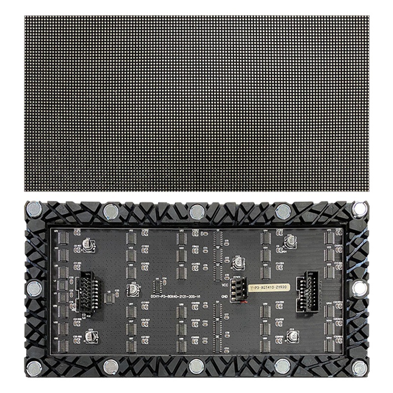 Curva pantalla P3 módulo suave Flexible flexible arbitraria unidad radian placa cilíndrica anisotrópica pantalla