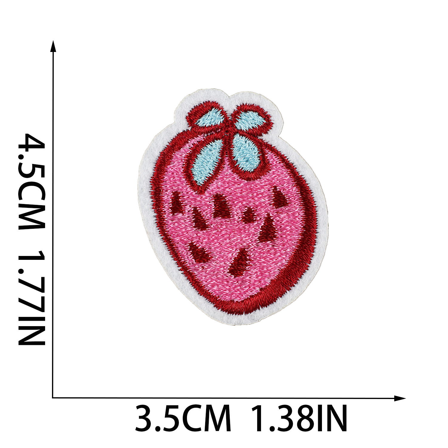 3g Weight Clothing Sticker Patches Classification 1 Piece Quantity Dacron thread Material Cherry, Strawberry Pattern Casual, Elegant, Cute Style Embroidery Craft 1 Piece Casual Elegant Cute Cherry Strawberry Dacron Thread Clothing Sticker Patches 7