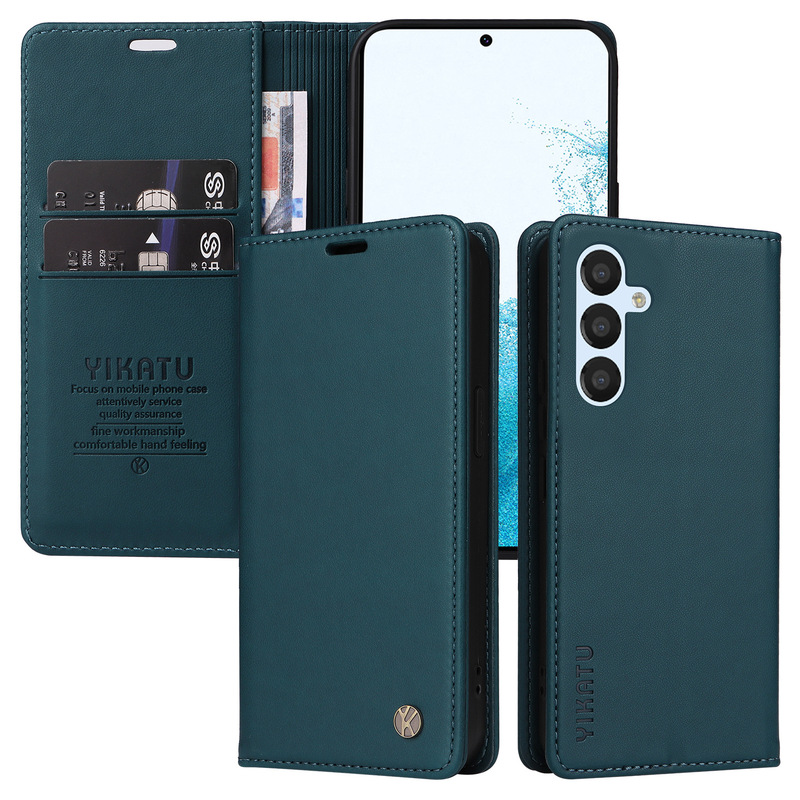 Cross-border new Samsung A54 5G strong magnetic mobile phone leather case A34 flip card wallet protective case