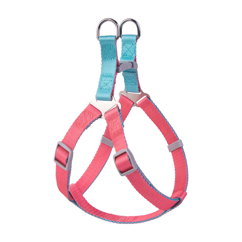 Cuerda de tracción para perros Cuerda p a prueba de explosiones Cuerda ajustable de dos colores Cuerda para pasear perros Pecho y espalda para perros Productos para mascotas transfronterizos al por mayor