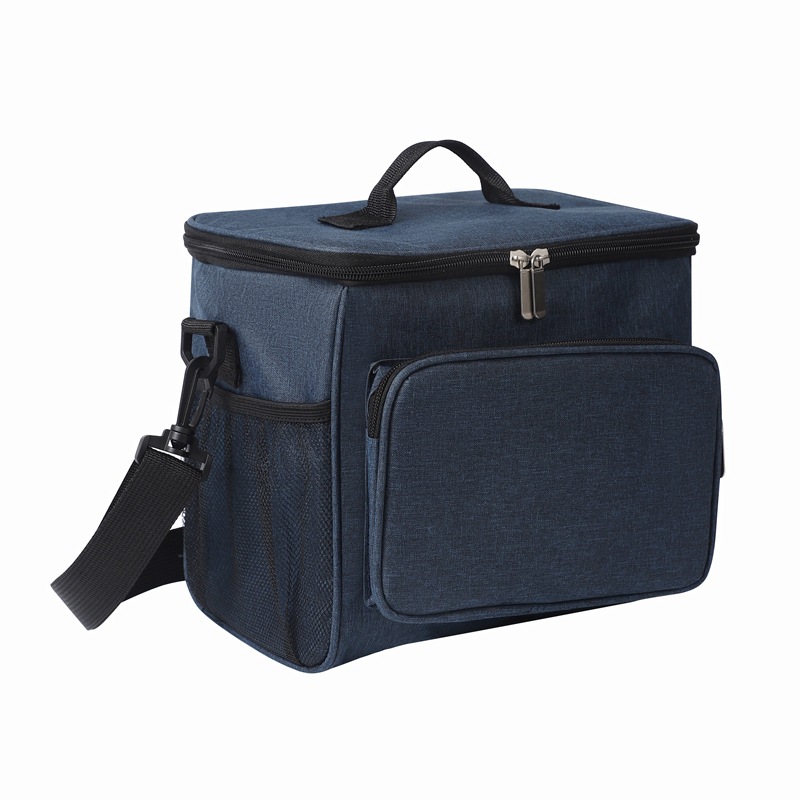 Fabricantes de bolsas de preservación de calor portátiles de tela Oxford bolsas de almuerzo portátiles de un solo hombro bolsas de almuerzo bolsas de picnic al aire libre bolsas de hielo