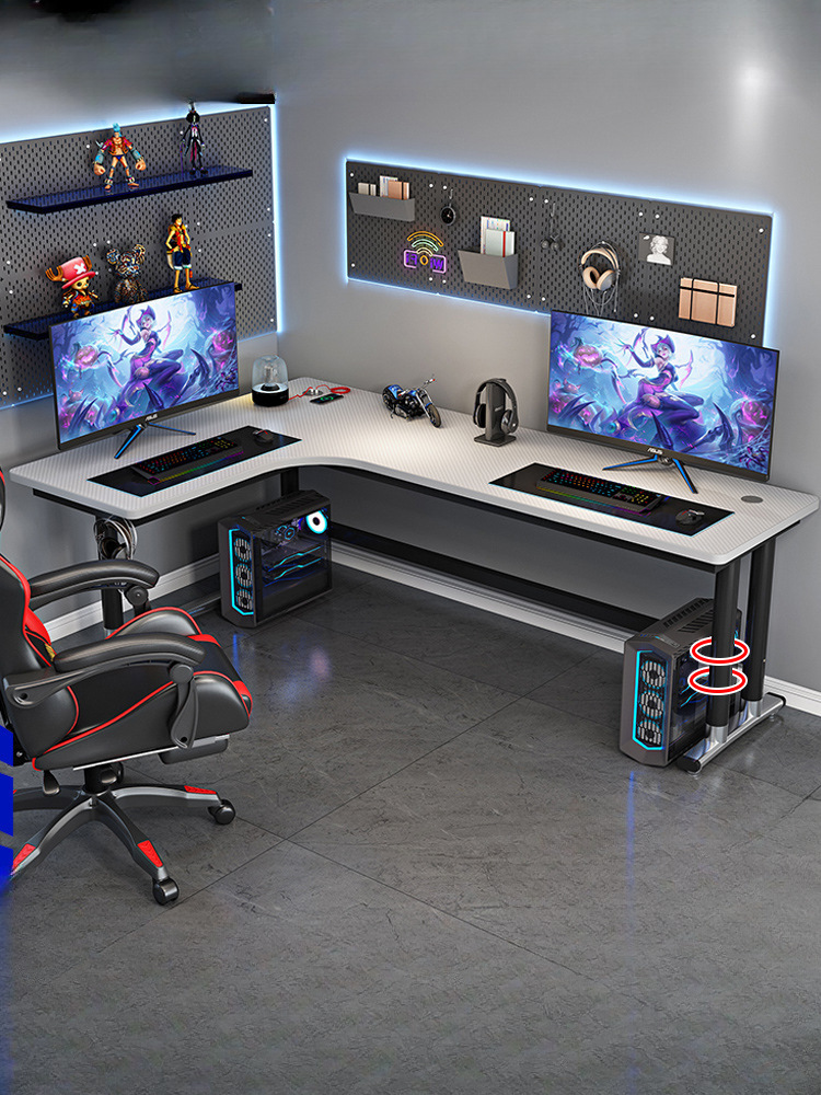 Corner E-Sports Table Desktop Home Office Desk Modern Simple Writing Desk Bedroom Study Desk Double Computer Desk