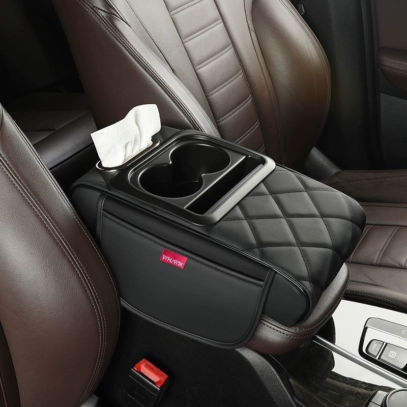 Коврик для подлокотников для хранения автомобиля Универсальный стакан для хранения мешок для хранения бумажных полотенец многофункциональный подлокотник четыре в одном