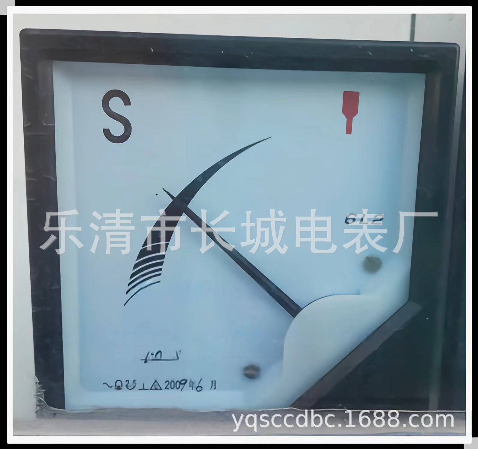 长城电表厂 6L2-S 100V 交流同步表 同步测量仪表 80*80