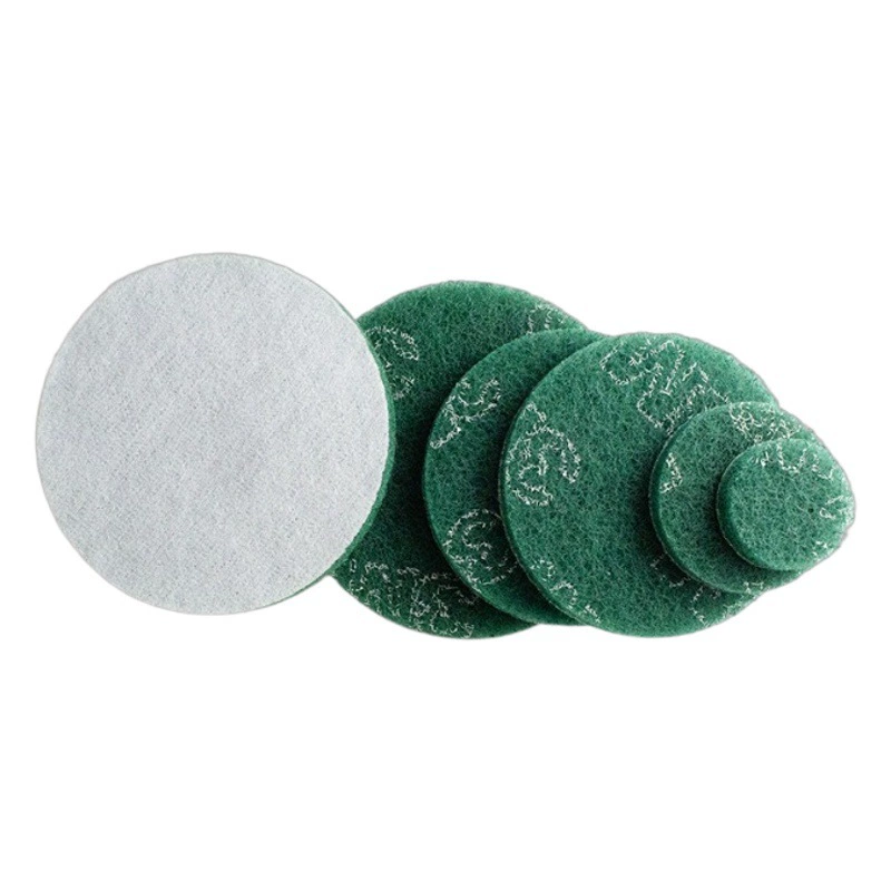 3M абразивная губка 8698 зеленая, толщина 15 мм, для зачистки и удаления заусенцев с поверхности нержавеющей стали, промышленная абразивная губка 3M
