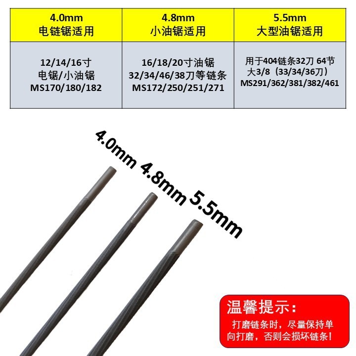 スティル油鋸やすり磨きチェーン木こりやすり油鋸部品電気チェーンやすり整形鋼やすり磨き工具|undefined