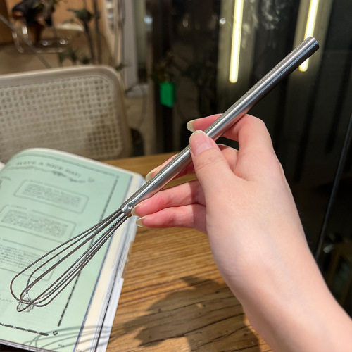 444Z wholesale gadgets, great use!  Export 304 stainless steel household small egg beater manual mixing