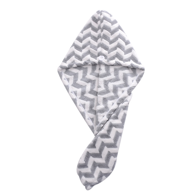 Amazon Coral water uptake thickening gift Towel dry hair Superfine fibre Quick drying gift Turban Dry hair cap