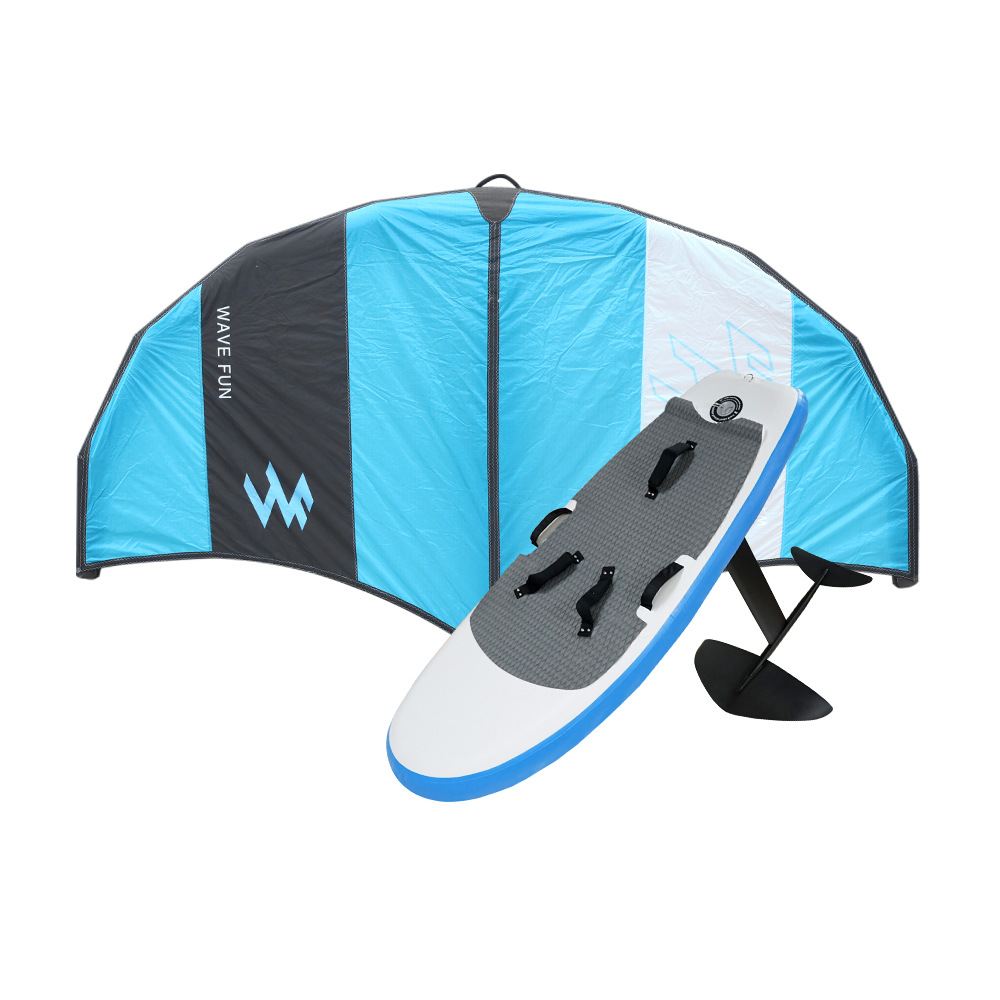 Factory Direct Sales Sup Surfboard Hydrofoil Board Wind Wing Three-Piece Set Surf Sail Inflatable Ocean Beach Inflatable Type