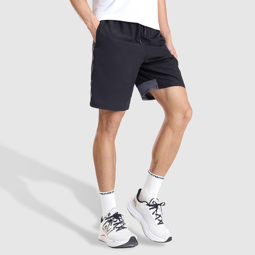Running shorts for men, quick-dry ice silk, marathon summer, thin, fitness, casual, track training shorts