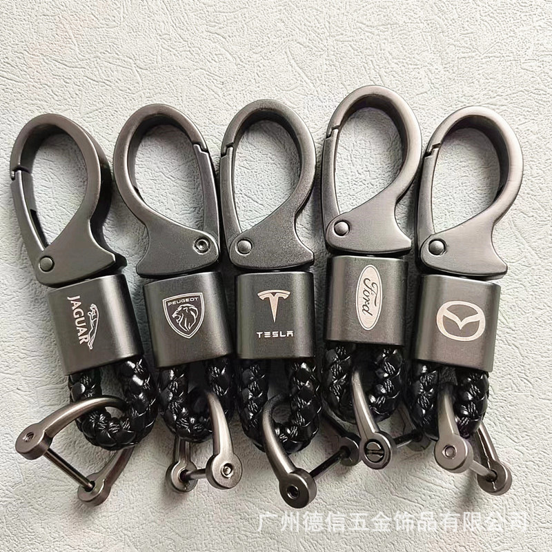 Toyota Special Keychain with Laser-Engraved Logo, Car Key Ring, Men's Business Anti-Lost Keychain, Gift Wholesale