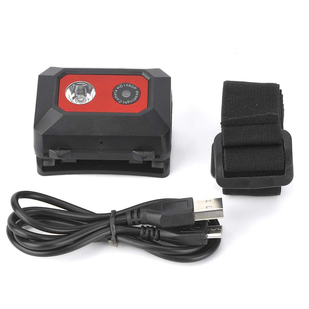 F18 Night Vision 1080P Head-Mounted Hd Camera Outdoor Extreme Sports Travel Outdoor with Lighting Warning Light