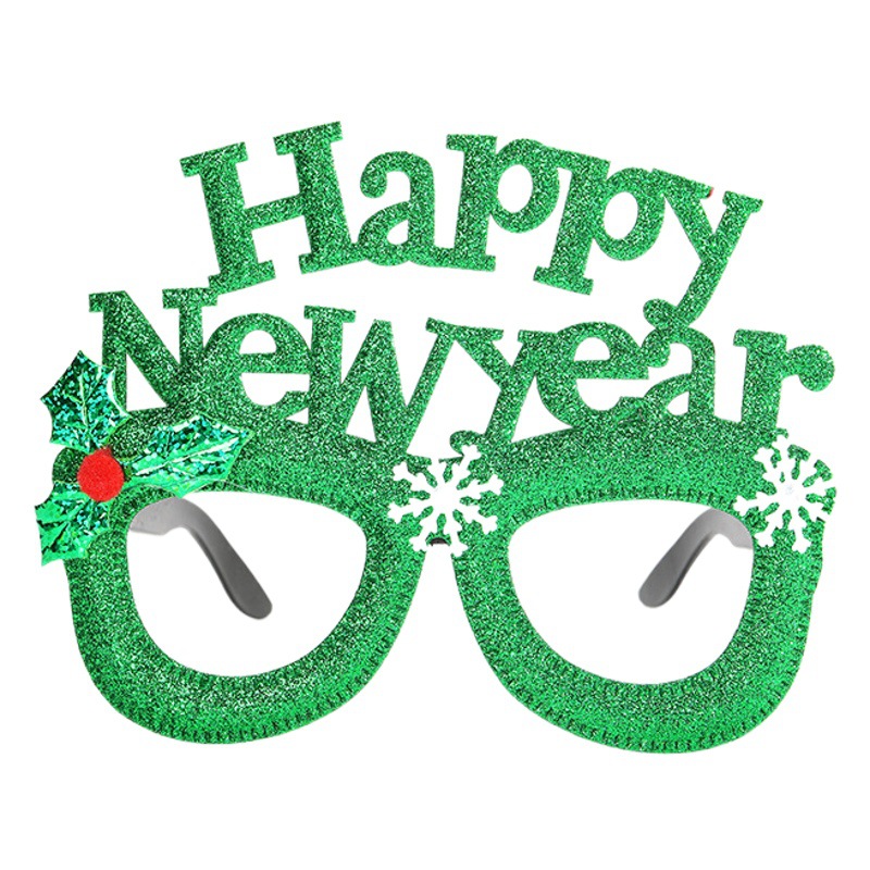 2022 nuevo Año Nuevo gafas de cumpleaños divertido regalo de los niños foto del partido Año Nuevo horquilla Año Nuevo diadema