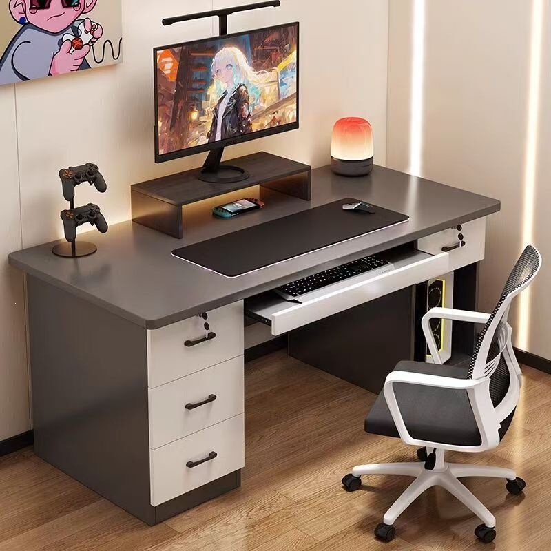 Office Desk for Students, Home Use, with Drawers, Study Bedroom Integrated Computer Desk, Simple Modern Staff Desktop Desk Office Desk for Students, Home Use, with Drawers, Study Bedroom Integrated Computer Desk, Simple Modern Staff Desktop Desk