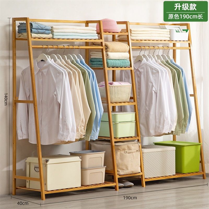 Perchas, postes, dormitorios, perchas de piso, perchas, ropa y sombreros, estantes de ropa para el hogar de interior, gabinetes de almacenamiento simples