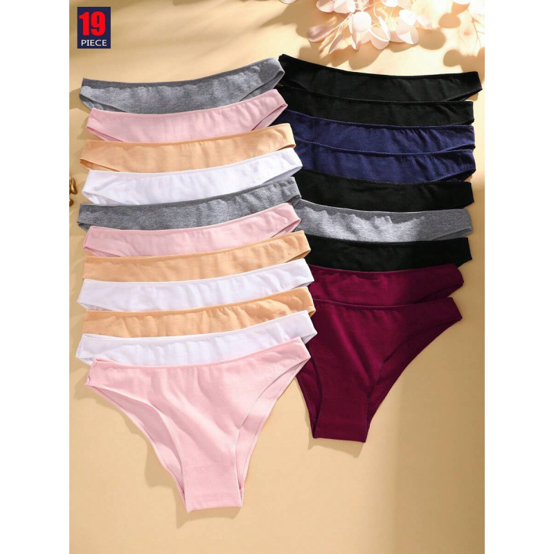 S 66599 Low Waist Plus Size Briefs Low-Waist Large Size Underwear Cross-Border Quick Sale