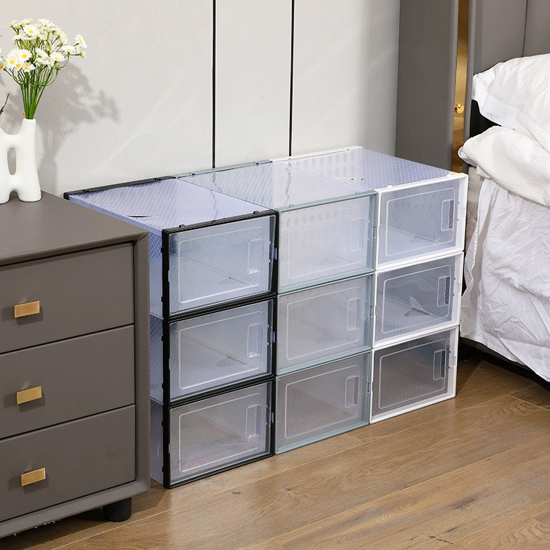 Shoes, footwear, simple storage box, storage system, increased thickness
